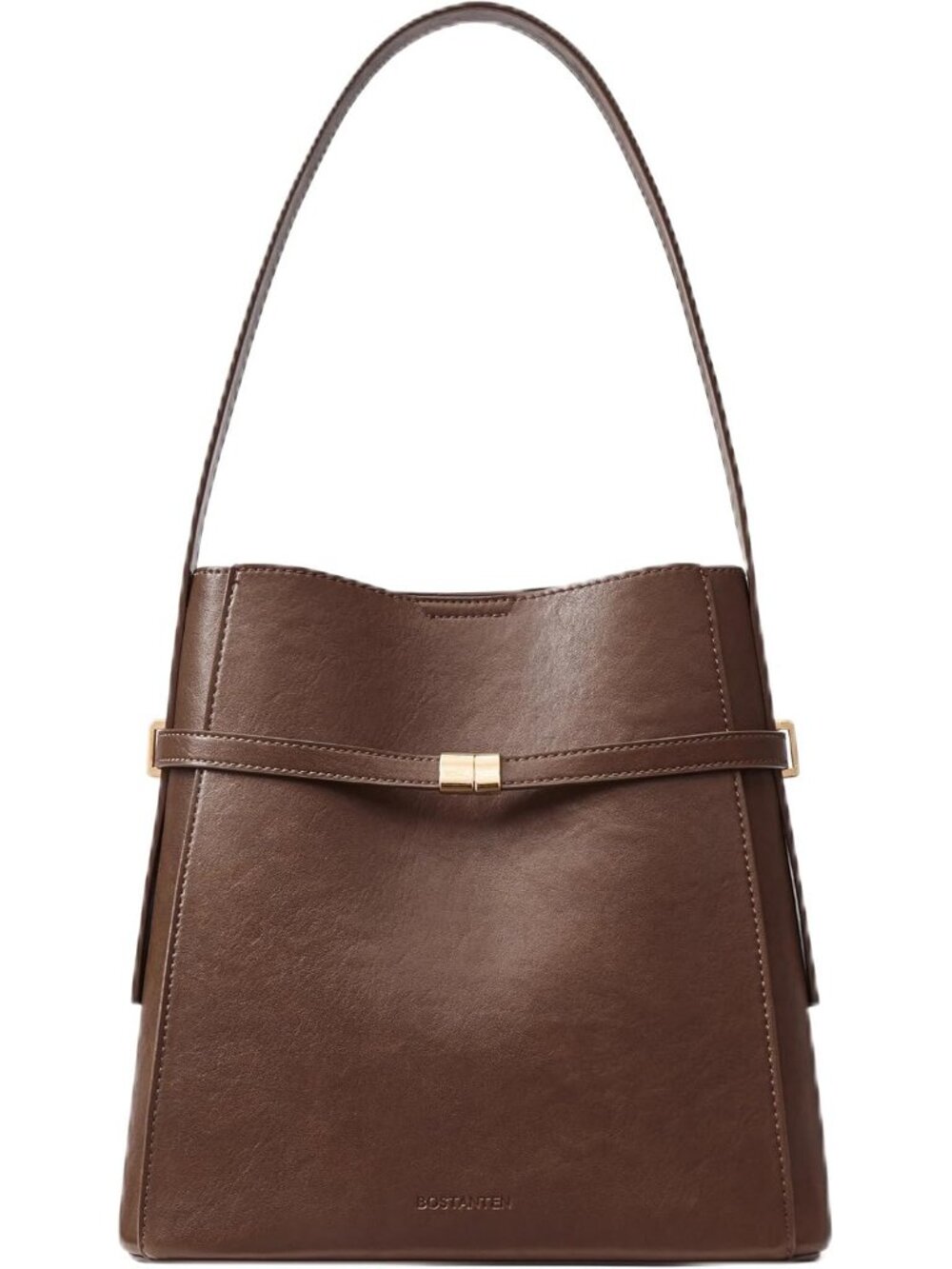 Bucket Bag Soft Vegan Leather Purses for Women Trendy Shoulder Handbags with Sep